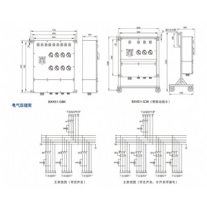 防爆檢修箱電氣原理圖